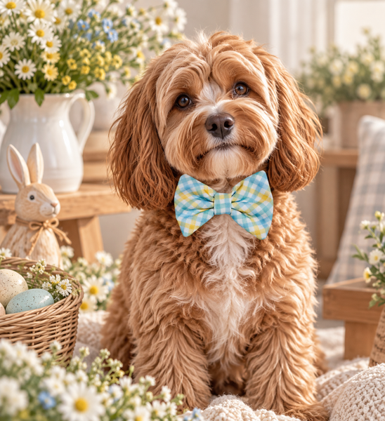 Dear Pet Co Bow Tie | Vichy Charm