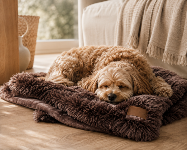 Dear Pet Co Calming Comfort Blanket | Cocoa
