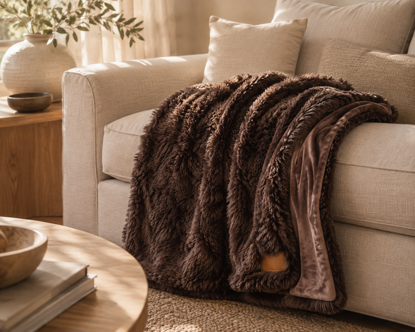 Dear Pet Co Calming Comfort Blanket | Cocoa