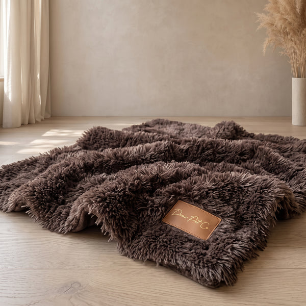 Dear Pet Co Calming Comfort Blanket | Cocoa