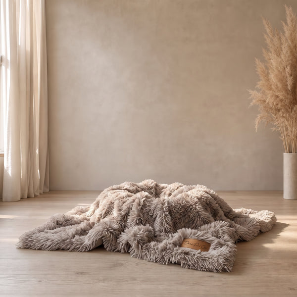 Dear Pet Co Calming Comfort Blanket | Taupe
