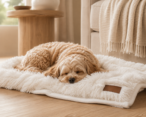 Dear Pet Co Calming Comfort Blanket | Whipped White
