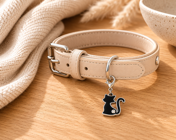 Dear Pet Co Collar Charm | Black Cat