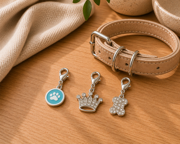 Dear Pet Co Collar Charm | Blue Paw
