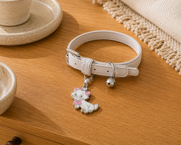 Dear Pet Co Collar Charm | Charming White Cat