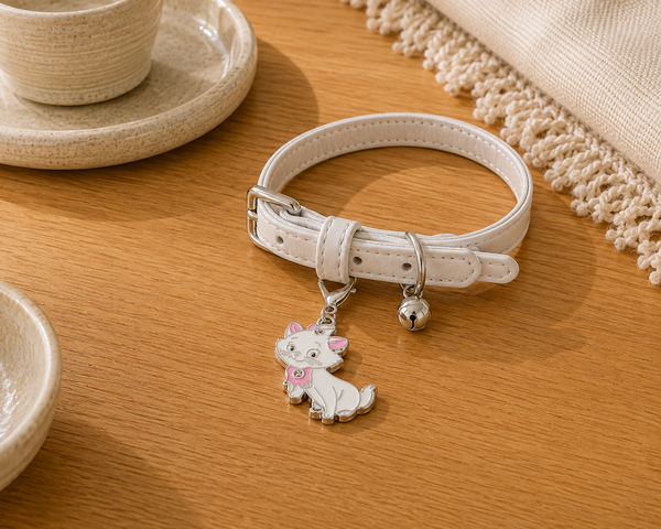 Dear Pet Co Collar Charm | Charming White Cat