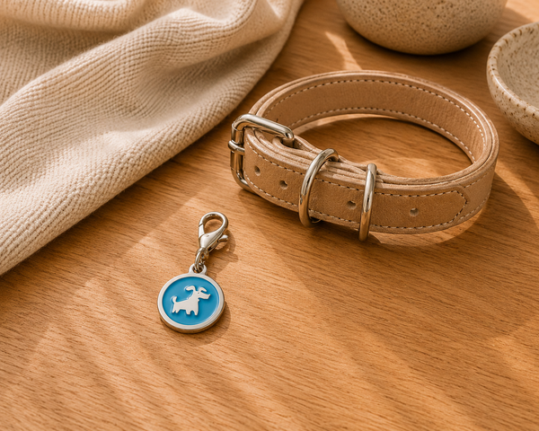 Dear Pet Co Collar Charm | Doggie Blue