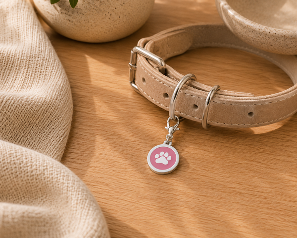 Dear Pet Co Collar Charm | Pink Paw