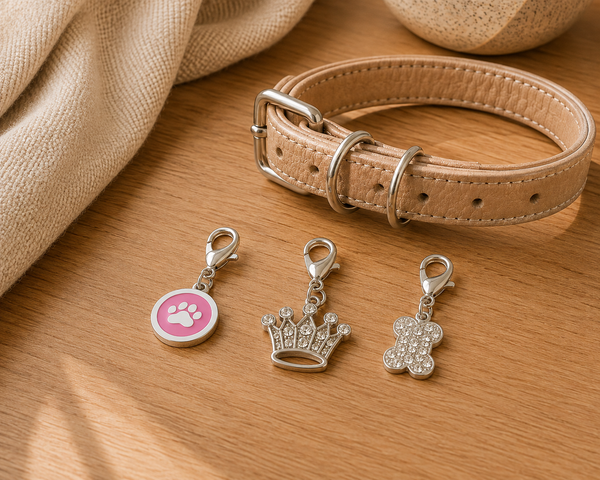 Dear Pet Co Collar Charm | Pink Paw