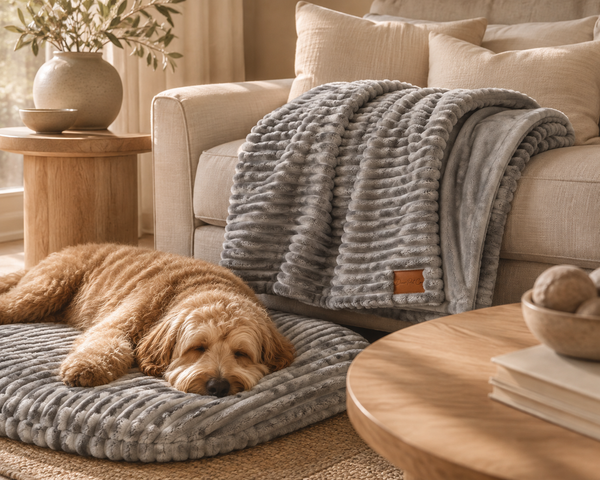 Dear Pet Co Corduroy Comfort Blanket | Rainy Days