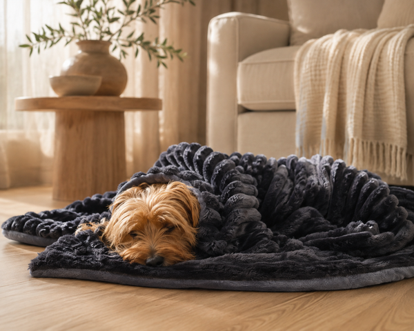 Dear Pet Co Corduroy Comfort Blanket | Smokey