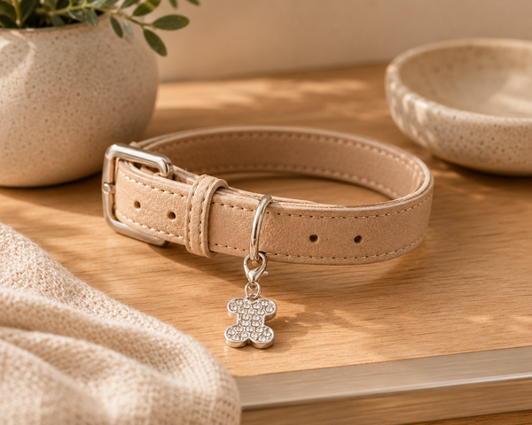 Dear Pet Co Crystal Dog Collar Charm | Dog Bone