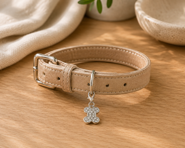 Dear Pet Co Crystal Dog Collar Charm | Dog Bone