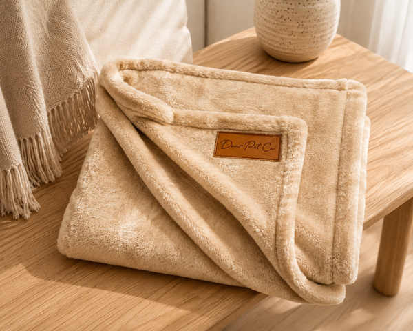 Dear Pet Co Plush Pet Blanket | Biscuit