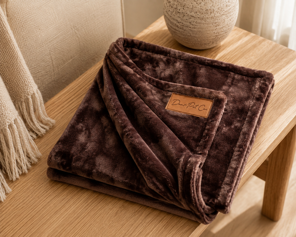 Dear Pet Co Plush Pet Blanket | Cocoa