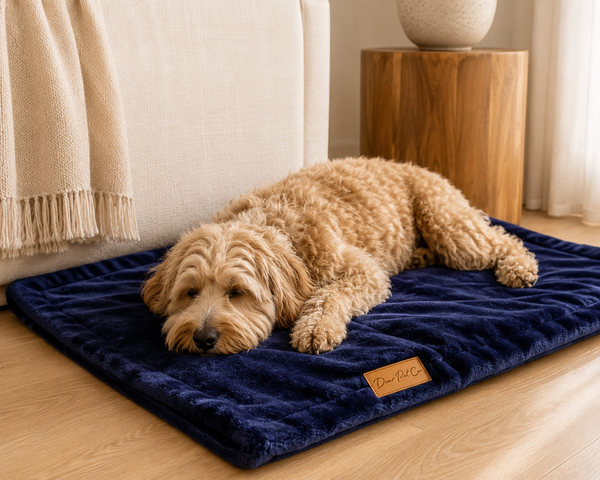 Dear Pet Co Plush Pet Blanket | Deep Blue