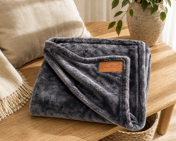 Dear Pet Co Plush Pet Blanket | Smokey
