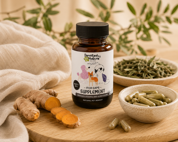 Devoted By Nature Itch Caps | Allergy & Skin Support for Pets