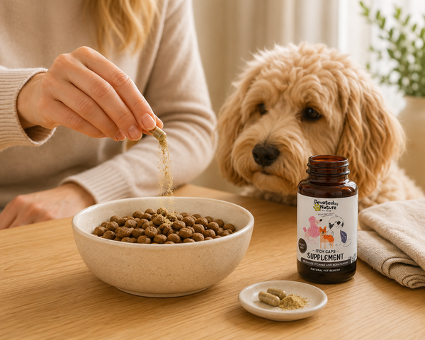Devoted By Nature Itch Caps | Allergy & Skin Support for Pets