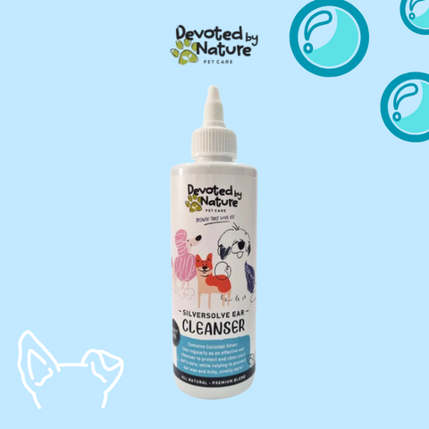 Devoted By Nature | SilverSolve Ear Cleanser for Pets (250ml)