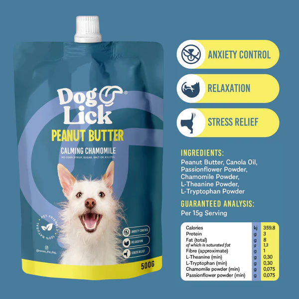 Dog Lick | Peanut Butter Calming Chamomile