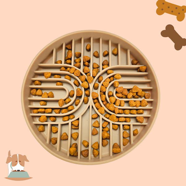 Bowl | Slow Feeder Cream