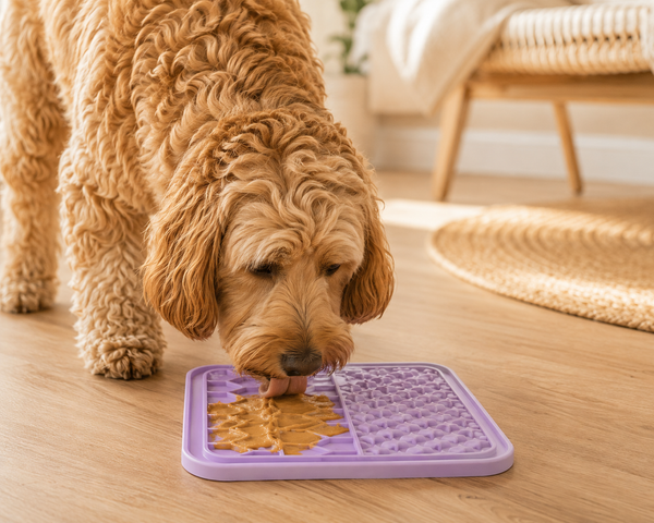 Dog & Cat Lick Mat | 15 x 15cm | Purple