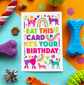 Edible Card | Eat This Card It's Your Birthday