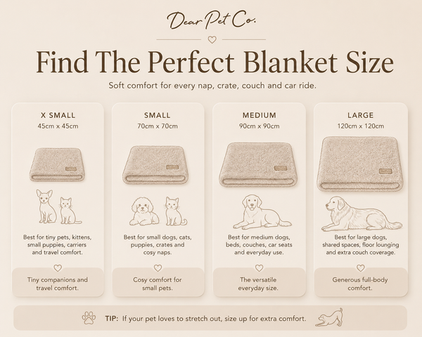 Dear Pet Co Calming Comfort Blanket | Cocoa