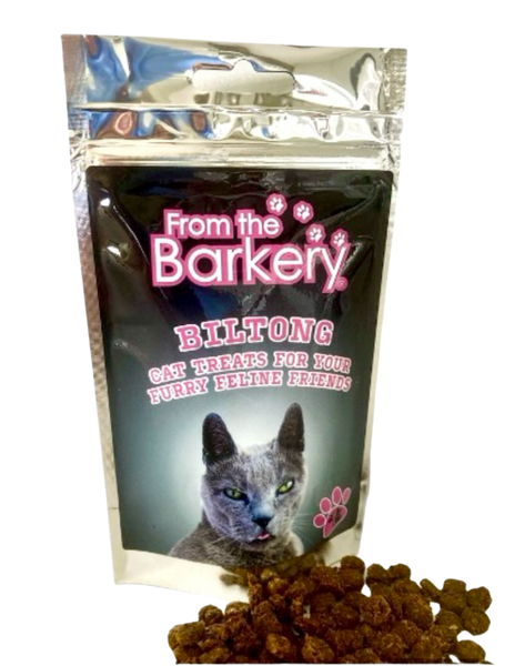 From The Barkery Biltong & Catnip Treatos | 40g