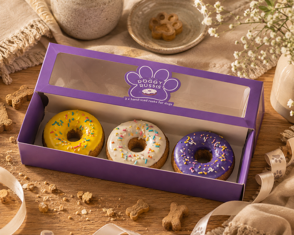 From The Barkery Mini Doggy Donut Rusks | 3 Donuts