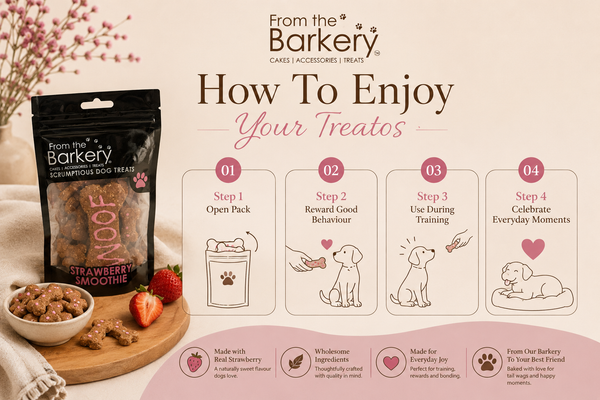 From The Barkery Strawberry Smoothie Treato | 100g
