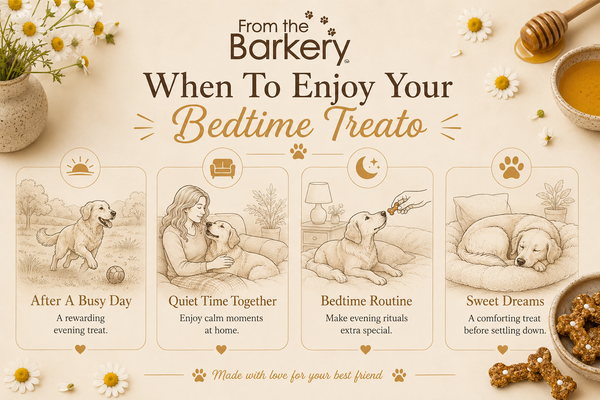 From The Barkery Chamomile & Honey Bedtime Treato | 100g