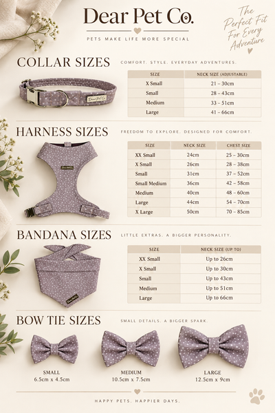 Dear Pet Co Chest Harness | Frosty Flakes