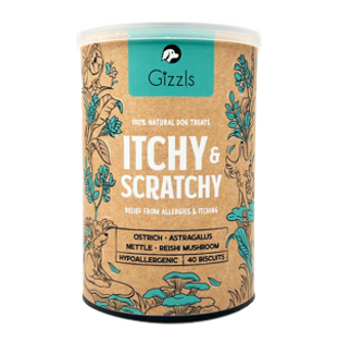 Gizzls | Gizzls Botanicals Itchy & Scratchy Dog Biscuits (180g)