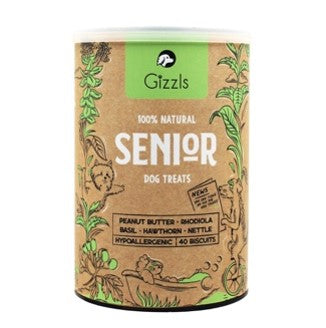 Gizzls | Gizzls Botanicals Senior Dog Biscuits (180g)