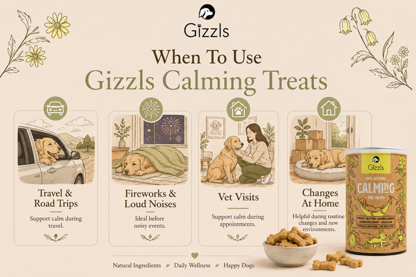 Gizzls Calming Dog Treats