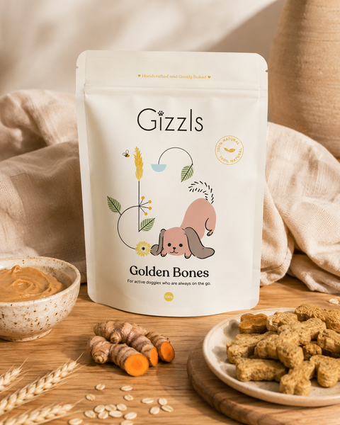 Gizzls Golden Bones Dog Treats | 100g / 200g