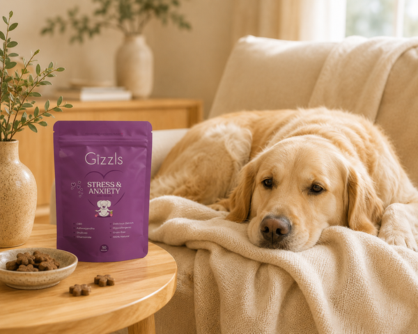 Gizzls Large Dog Calm Support CBD Treats | 50 Treats