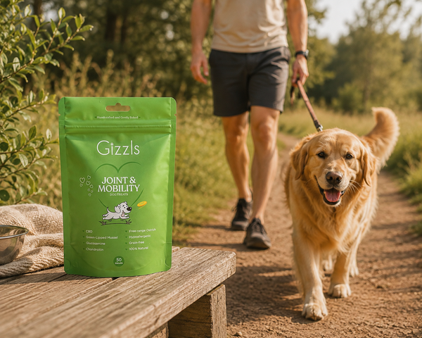 Gizzls Large Dog Joint & Mobility CBD Treats | 50 Treats