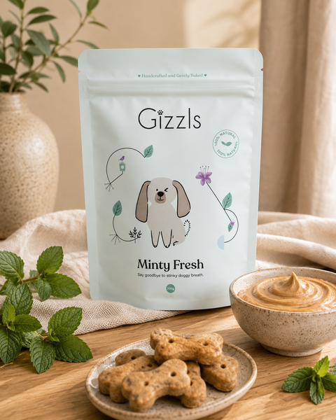 Gizzls Minty Fresh Dog Treats | 100g / 200g