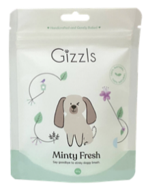 Gizzls | Gizzls Minty Fresh Dog Treats (100g)