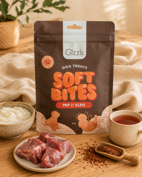 Gizzls Pap & Vleis Soft Dog Treats | 300g