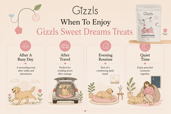 Gizzls Sweet Dreams Dog Treats | 100g / 200g
