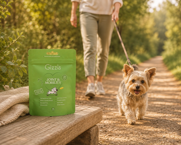 Gizzls Small Dog Joint & Mobility CBD Treats | 50 Treats