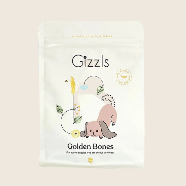 Gizzls Golden Bones Dog Treats | 100g / 200g