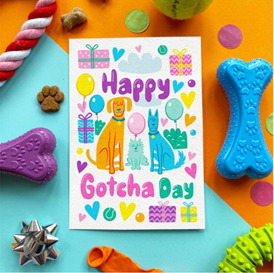 Edible Card | Happy Gotcha Day