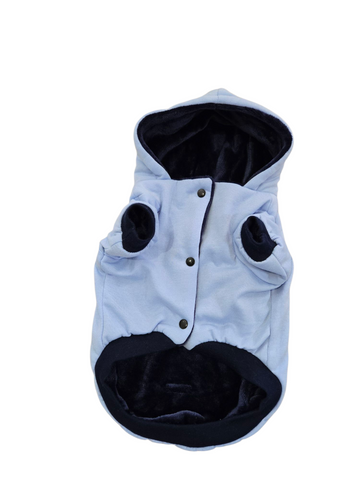 Hoodie | Baby Blue Lined