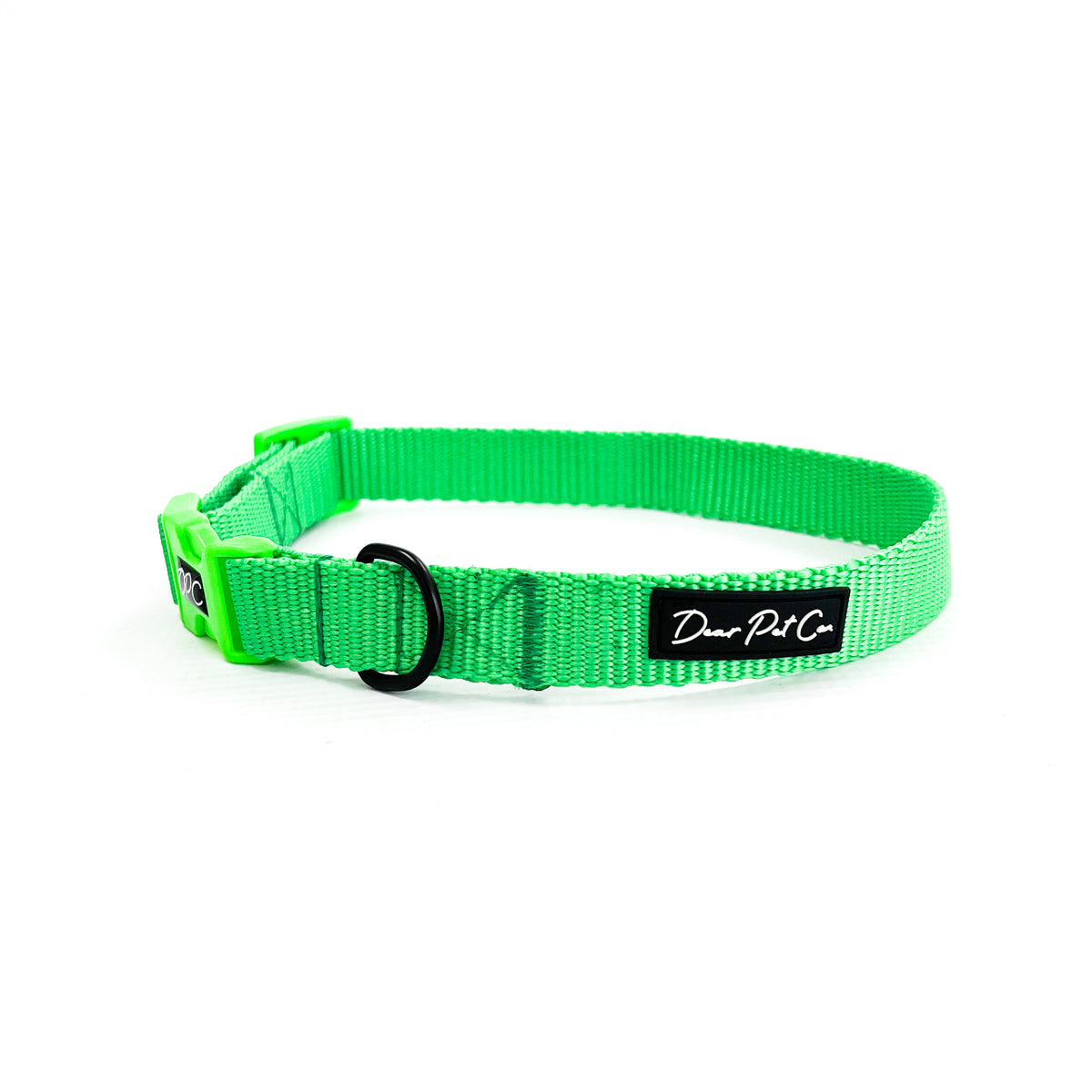Webbing Collar | Neon Green – Dear Pet Company