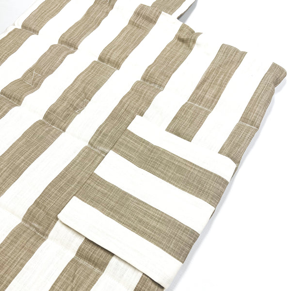 Picnic Mat | Fawn & White Stripe